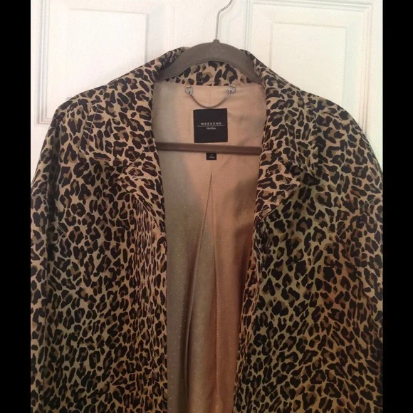 COPY - Cheetah print Weekend Max Mara Jacket - Picture 3 of 4